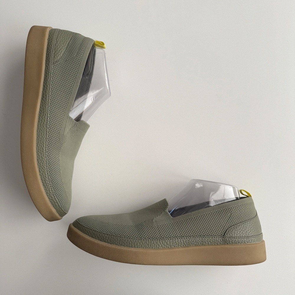 Vionic Sydney Slip On Recycled Stretch‎ Olive Green Comfort Sneaker women sz 11